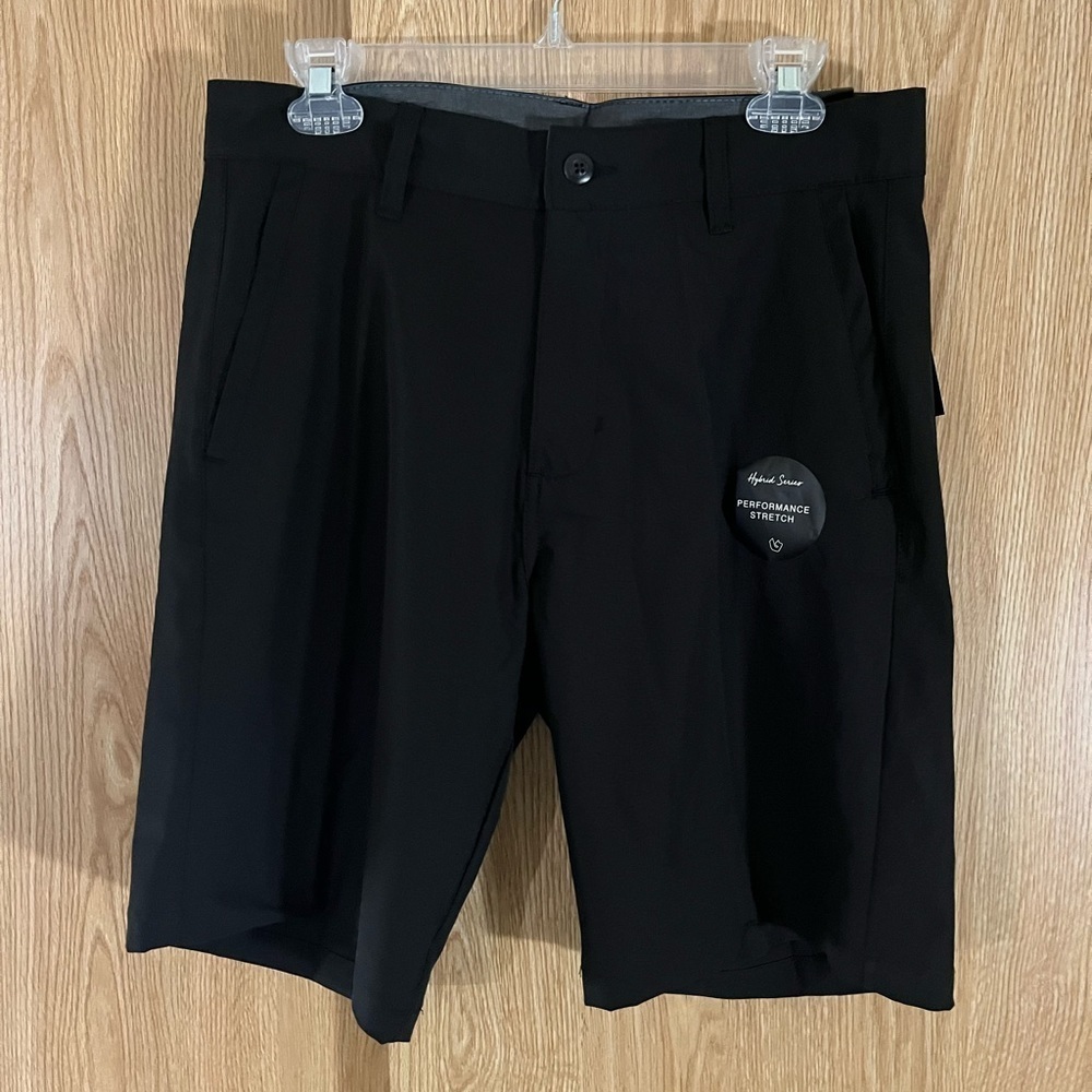 NWT Black Swim & Land Shorts with Zippered Pockets